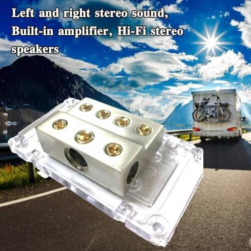 Car audio amplifier modified pure one point four/one ground box box splitter hub junction output four N4X0
