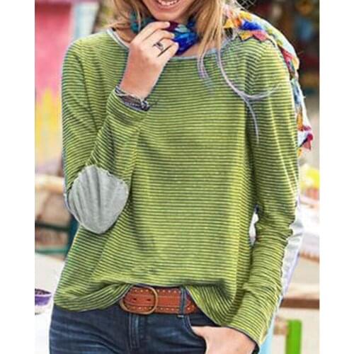 Женские рубашки в полоску BISHAN China At AliExpress