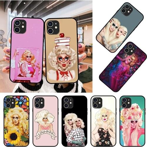 Phone Case For Apple IPhone 12 Mini 11 Pro XR X MAX SE XS 4 5 6 6S 7 8 E Plus Black Cover Funda Soft Bumper Pink Trixie Mattel