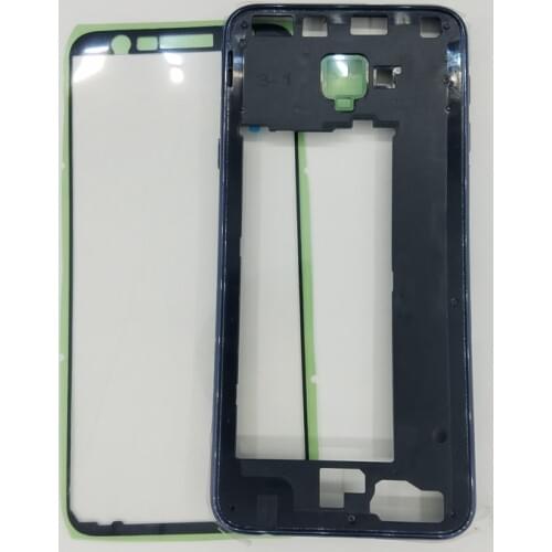 For Samsung Galaxy J4 Plus 2018 J415 J415F J415FN J415G Original Phone New Housing Middle Frame Chassis With Buttons + Adhesive