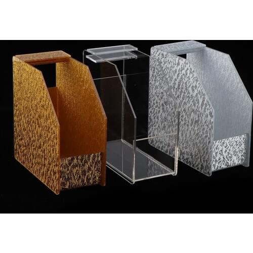 Nail Art Guide Form Dispenser Manicure Nail Extension Form Storage Container - Frost Silver/ Frost Golden/ Clear Optional