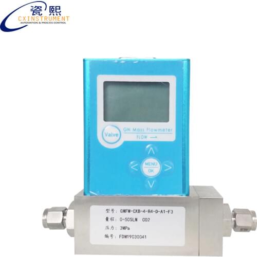Gas Flow Meter 1-30SLM Flow Range and 1.0% High Accuracy Propane Digital flowmeter flow