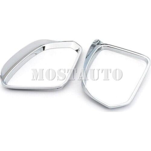 For Volvo XC40 2018-2021 ABS Chrome Rear view Mirror Rain Water Rainproof Trim 2pcs Car Accessories Interior Car Decor Car Trim