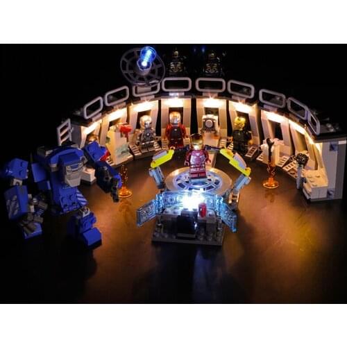 Led Light Up Kit For Hall of Armored Building Block Light Set Compatible With 76125 (Only LED Light, No Block Kit)