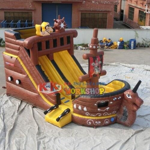 Commercial adventure pirate inflatable slide ,new bouncy inflatable slide for kids