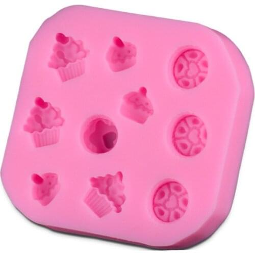New Arrival Small Cake Shaped 3D Silicone Cake Fondant mold, Cake Decoration tools, soap, Candle Moulds D279