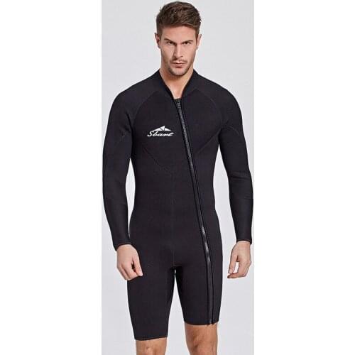 One Piece SBART 3mm Neoprene Mens Wetsuit Long Sleeve Diving Suit Thermal Swim Suit Snorkeling Sailing Clothes Dive And Sail New