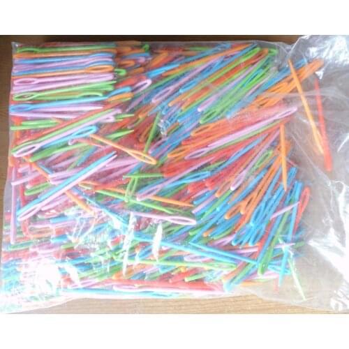1000pc 9cm Plastic Wool Needlework for Sweater DIY Hand Tool Knitting Kits Sewing NEEDLE-7363