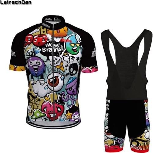 SPTGRVO 2021 Funny Cycling Jersey Men Short Sleeve Cycling Set maillot cyclisme homme Sports Bicycle Clothes Man MTB Bike Outfit