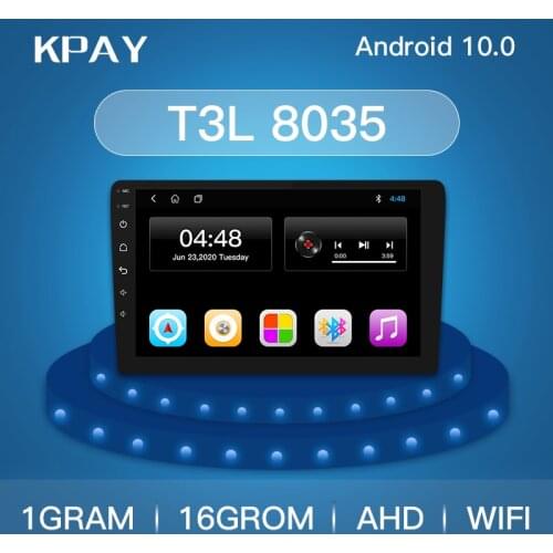 T3L 8035 9" Android 10.0 Multimedia Car DVD Player Navigation GPS Radio