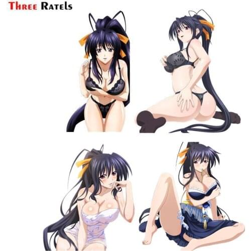 Three Ratels FC563 akeno himejima render decal anime sex girl CAR sticker vinyl