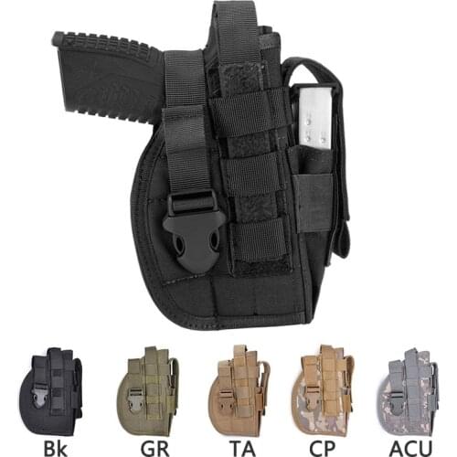 Universal Holster Airsoft Pistol Gun Holster for Glock 19 HK USP Makarov SIG P226 CZ 75 Shadow Molle Holster Right Hand System