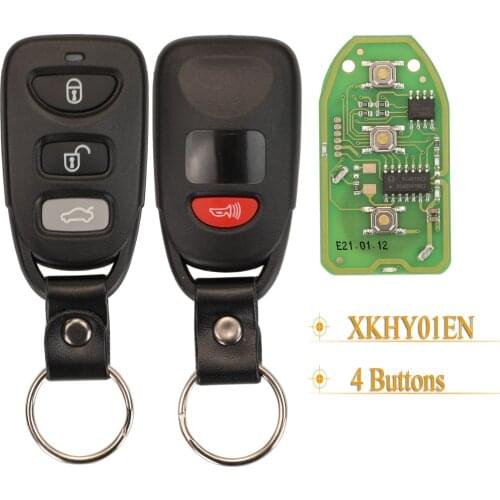 Kutery 3+1 Buttons Xhorse XKHY01EN Wire Universal Remote Key For Hyundai English Version With Xhorse VVDI Key Tool