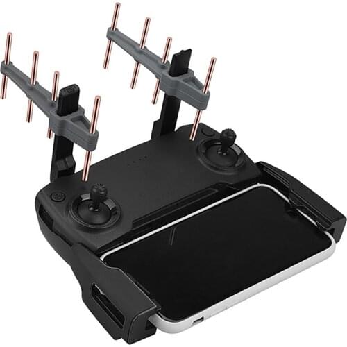 2pcs for Mavic 2/Mavic Mini/Mavic Pro Drone Range Extender Transmitter Controller Signal Booster Yagi Extension 2.4Ghz Antenna
