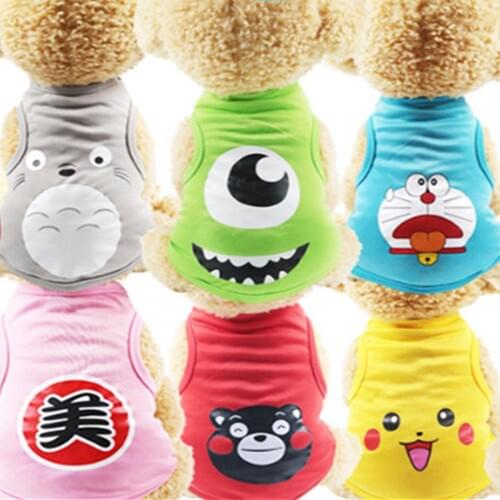 Spring Summer Dog Clothes Pet Dog Coat Jacket Chihuahua Soft Clothing Small Medium Dogs Puppy Yorkshire Cute Clothing