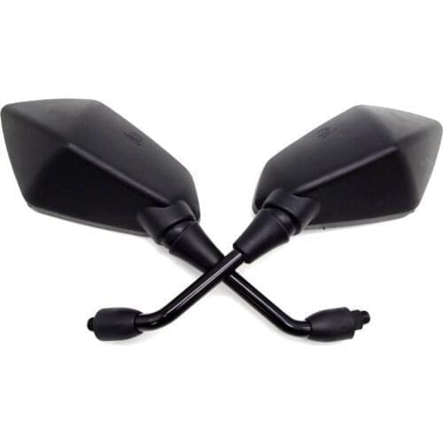 For bmw r1200gs gsr 600 vespa gts 300 xj6 ybr 125 10mm Motorcycle Rearview Mirrors Black Motorbike side Mirror retroviseur moto