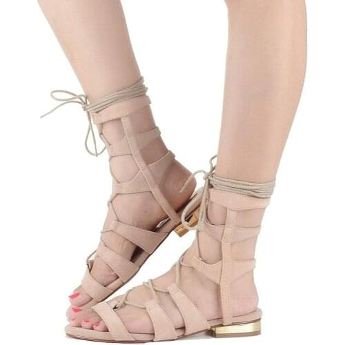 ASHIOFU Wholesale Womens Low-heel Sandals Party Prom School Girls Summer Shoes Daily Wear Large Size Fashion Sandals Shoes E003