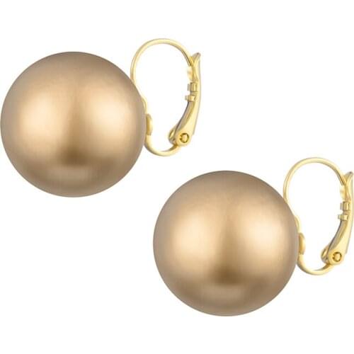 Hongye 2020 Simulated-pearl Clip On Earrinsg 3 s Elegant Women Statement Earrings Fashion Party Jewelry Brincos N50