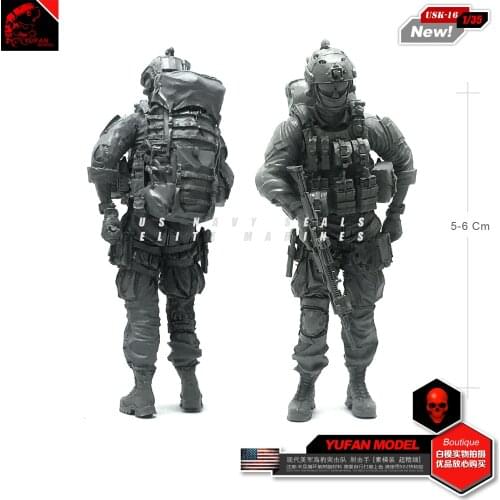 1/35 Resin figure Soldier Model kits self-assembledUsk-16