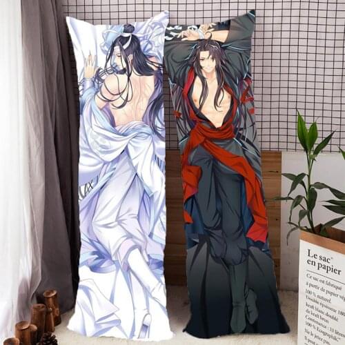 1pc 2020 New Grand-Master Of Demonic Mo Dao Zhu Shi Anime Pillow Cover Bedroom Home Pillow Case Zipper Pillow Case Soft Cover