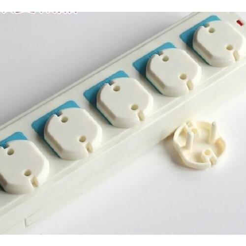 3pcs/10pcs EU Power Socket Electrical Outlet Baby Kids Child Safety Guard Protection Anti Electric Shock Plugs Protector Rotate