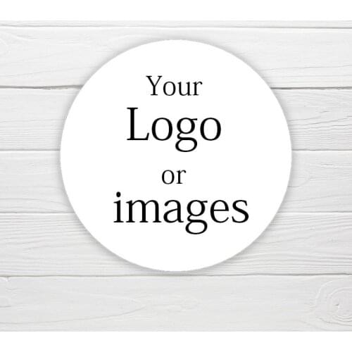 500pcs Custom Logo Images Labels Sticker Customized Logos Wedding Birthdays Baptism Stickers Personalized Label Stickers