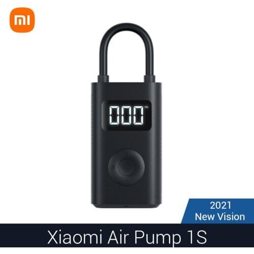 Xiaomi Electric Air Pump 1S Inflator Rechargeable Smart Digital Tire Pressure Detection for Football Car Bike