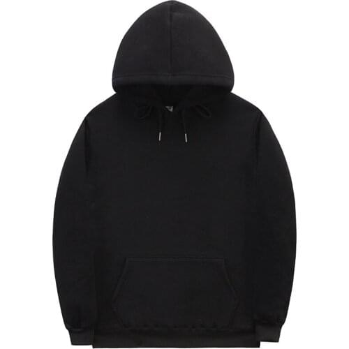 Classic solid color Pullover Hoodie mens and womens Plush Hoodie couple Street hip hop long sleeve Hoodie