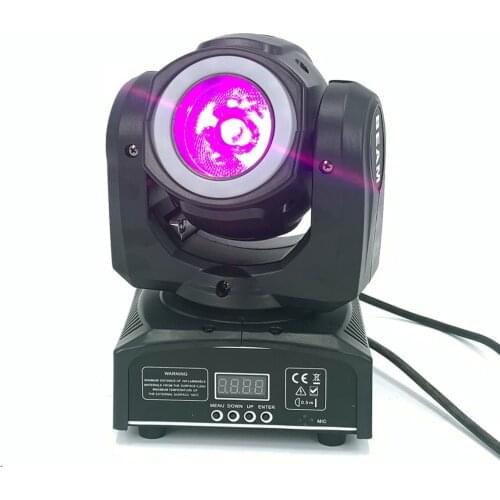 Mini led 60W beam moving with Halo Effect RGBW 4in1 dj light beam moving heads lights super bright LED DJ Spot Light dmx control