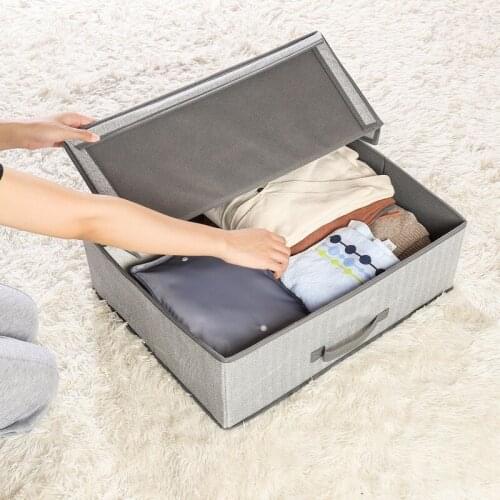 Zero Waste Underwear Bra Storage Box Clothes Socks Hat Divider Drawers Child Toy Containers Household Bedroom Closet Organizer