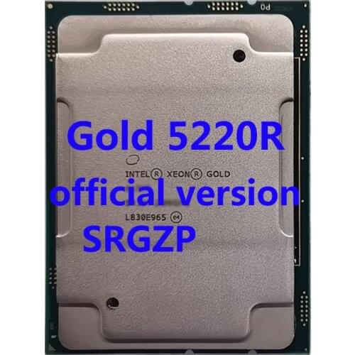 OEM Intel Xeon Gold 5220R 24 Core 35.75 MB Cache 2.20 GHz 125W CPU Processor LGA3647 For ASUS Z11PA-U12 Server Motherboard