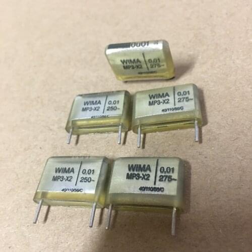 Original new 100% MP3-X2 series 0.01uF103 250VAC 275AC coupling transparent film capacitor (Inductor)