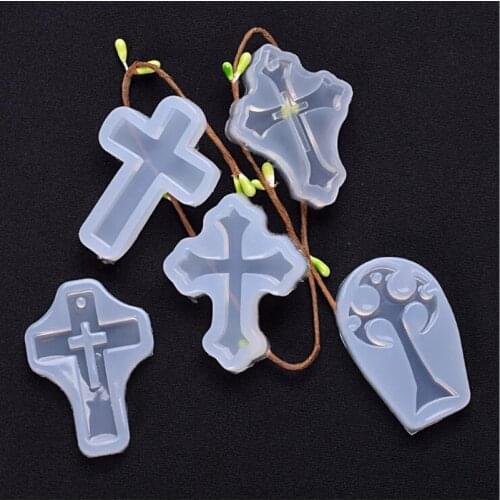 Cross charms pendant Silicone Mold Resin Silicone Cake Mould craft tool DIY epoxy resin molds jewelry