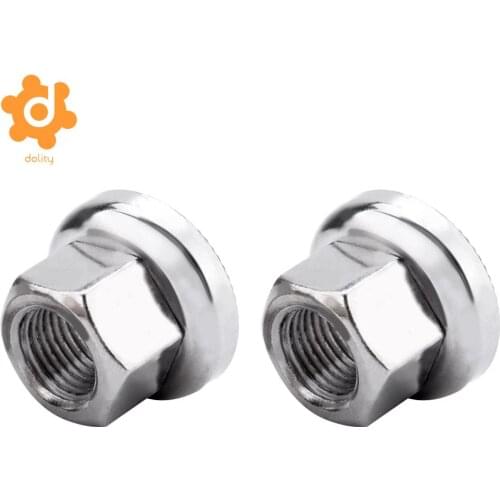 Durable DIY Track Nuts Bicycle Wheel BMX Fixie Axle Vintage Old School for Rear Hub Road Mountain Bike Bicycle Repair Tools