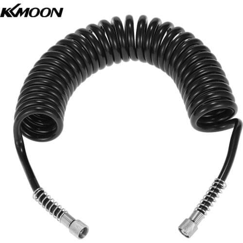 Air Hose Professional 3m(10') PU Spring Coil Airbrush Air Hose with Standard 1/8" Size Fittings on Both Ends Airbrush