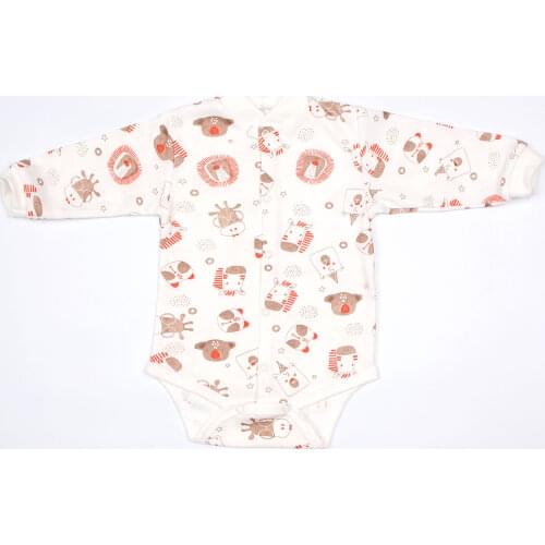 Puzziki Bodysuit With Long Sleeves For Babies