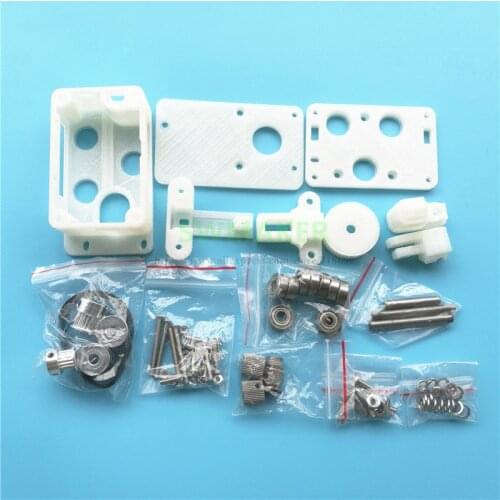 Belted Dual Drive two wheel Strong and Silent Bowden Extruder kit for DIY Reprap UM 3D printer spare parts