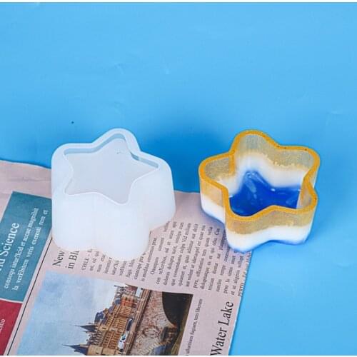 Resin Silicone Mold Jewelry Storage Tray Bowl Epoxy Resin Mold Mold Suitable for Diy Crafts Jewelry Container Home Decor
