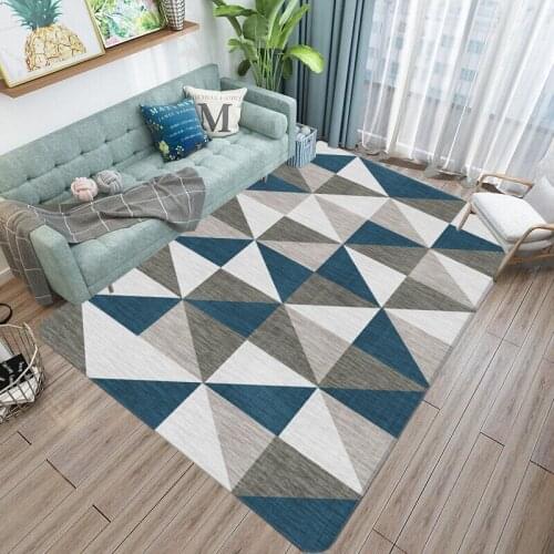 Nordic Style Modern 3D Printing Geometric Carpets For Living Room Bedroom Area Rugs Home Hallway Parlor Antiskid Floor Mats/Rug