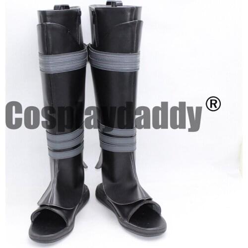 Fate KOHA-ACE EX Fate Grand Order Okita Souji Black Cosplay Shoes Boots X002