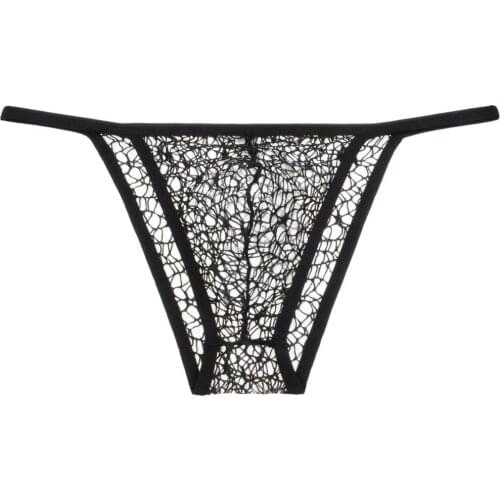 Sexy Micro String See-Through Mens Bikini Briefs Underwear Undershorts Male Underpants Men Brief Gay Panties Underwear Lingerie