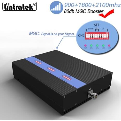 MGC Cellular Signal Booster 4G GSM LTE Mobile Network Cellphone 1800 2100 900mhz 2G 3G Big Power Signal Booster for 2G 3G 4G