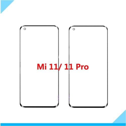 Outer Screen For Xiaomi Mi 11 / Mi11 Pro LCD Display Front Touch Panel Outer Glass Cover Lens Repair Replacement Parts