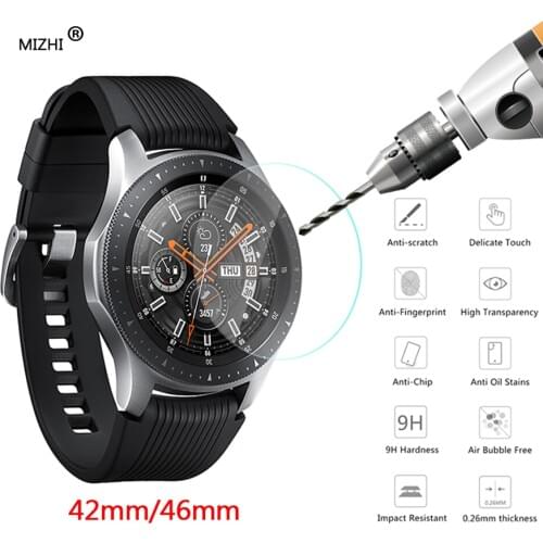 For Samsung Galaxy Watch 42mm 46mm Tempered Glass Screen Protect Anti Explosion Anti-shatter Protective Film on Galaxy 42 46 mm