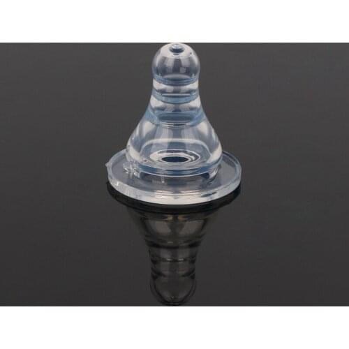 1pcs Silicone Standard Neck Soft Teats Cross Hole Natural Flow Nipples