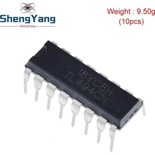 10PCS TL494CN DIP16 TL494C DIP TL494 494CN DIP-16 new and original IC