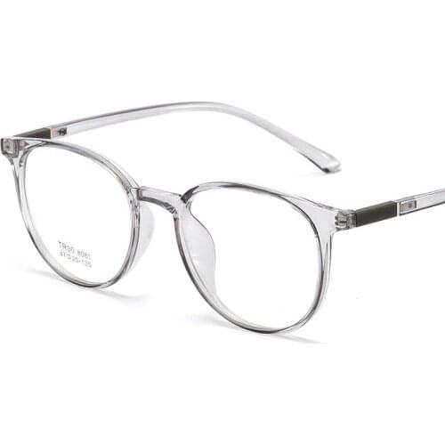 48-18-140 ashion Women Glasses Frame Men Eyeglasses Frame Vintage Round Clear Lens Glasses Optical Spectacle Frame