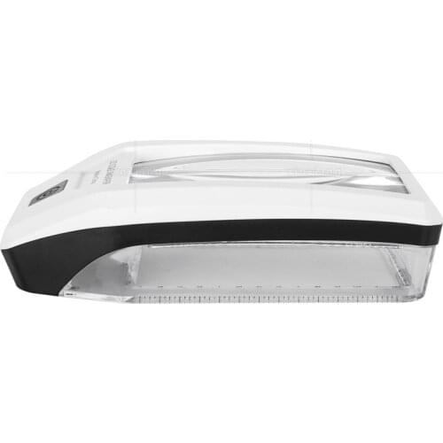 8 Led Lighting Magnifiers Maintenance Inspection Jewelry Identification with Scale Measurement 3X Optical Magnifying Glass