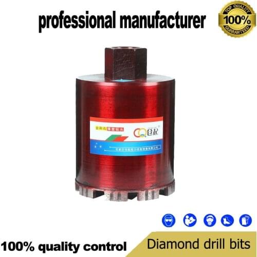 150mm long Diamond drill bits on brick wall for AC box Open box short hole brick wall reinforced concrete hole