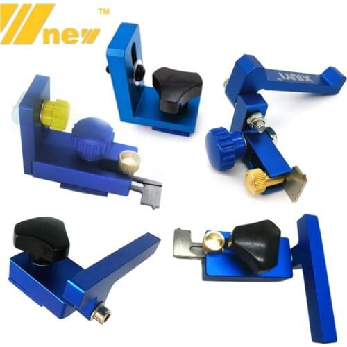 Miter Track Stop Aluminum Flip Stop T Slot Miter Gauge Fence Connector Woodworking Saw Table Sliding Brackets Chute Limiter